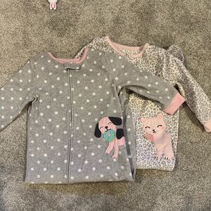 Carter’s 2T Comfy Fleece Footies Pajamas